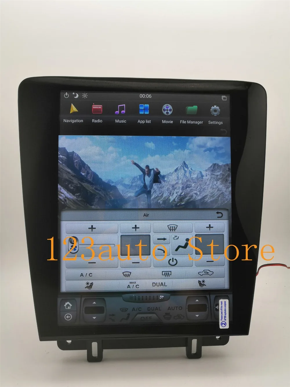 12,1 ''вертикальный Tesla стиль Android 8,1 PX6 автомобильный DVD gps навигационный плеер радио аудио для Ford Mustang 2010 2011 2012 2013