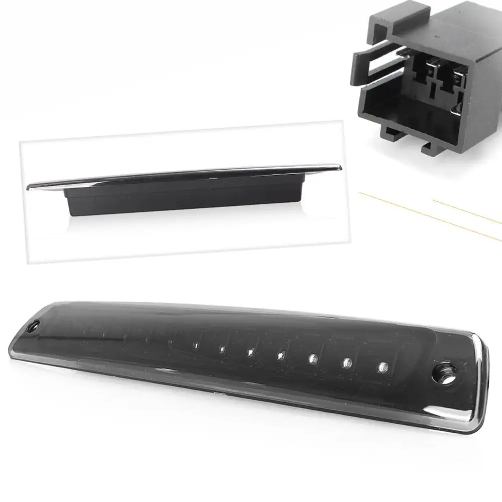 LUCKMART Plug And Play светодиодный 3 тормозной светильник грузовой светильник черный 1994-2001 Ram 1500 2500 3500 звукосниматель светодиодный с низкой мощностью