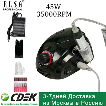 

35000RPM Electric Manicure Machine with 6 Drill Bits Electric Nail Drill Set for Nail Lacquer Remove Manicure Drill Nail Master