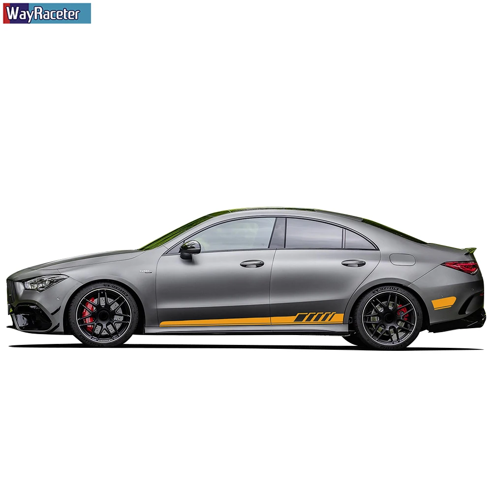 Car Door Side Skirt Stripe Sticker Edition 1 Decal For Mercedes Benz Cla Class Cla45 Cla35 Amg C117 X117 W117 C118 X118 Cla250 Car Stickers Aliexpress