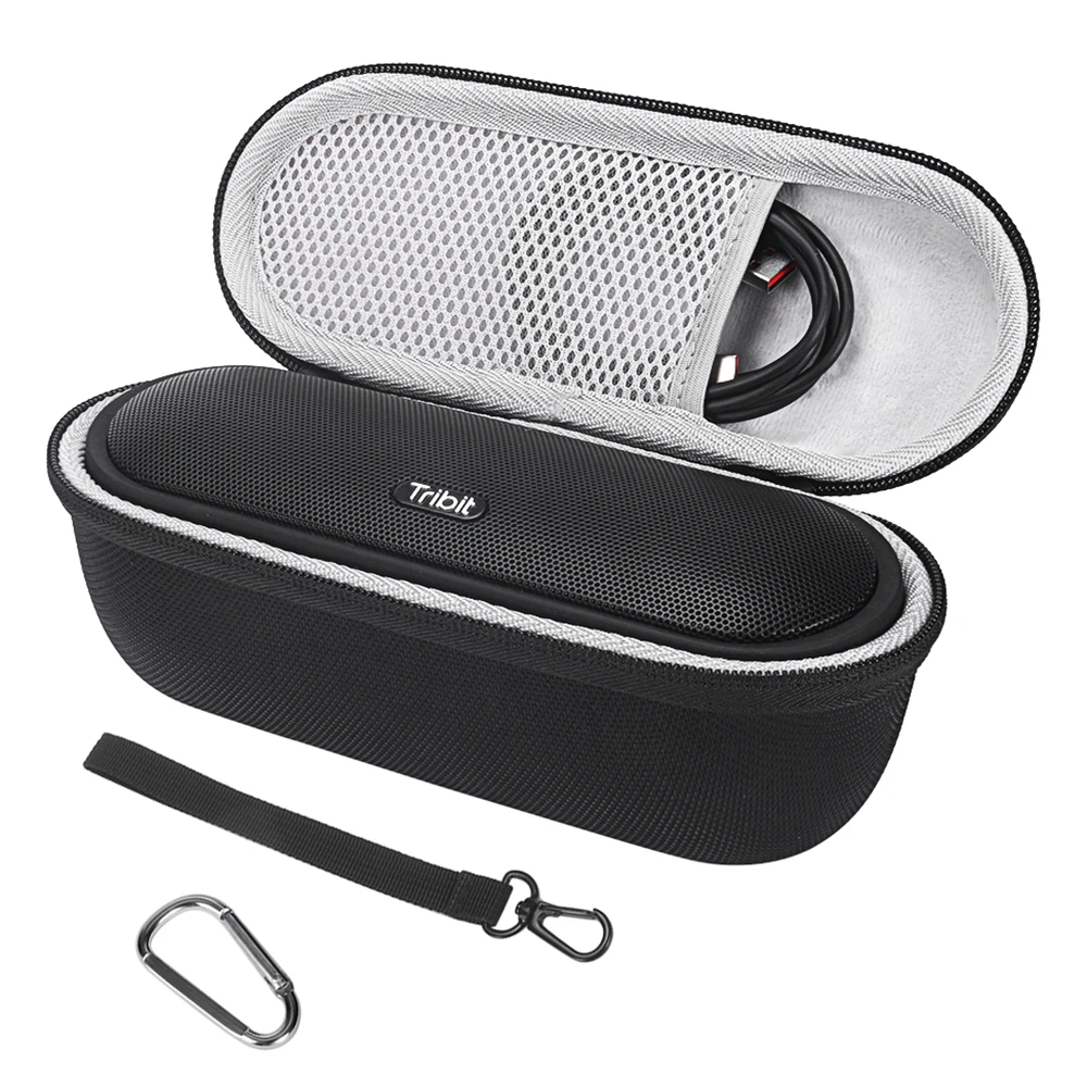 

2019 New Travel Zipper Portable EVA Hard Box Bag Cover Case for Tribit MaxSound Plus Portable Wireless Bluetooth Speaker