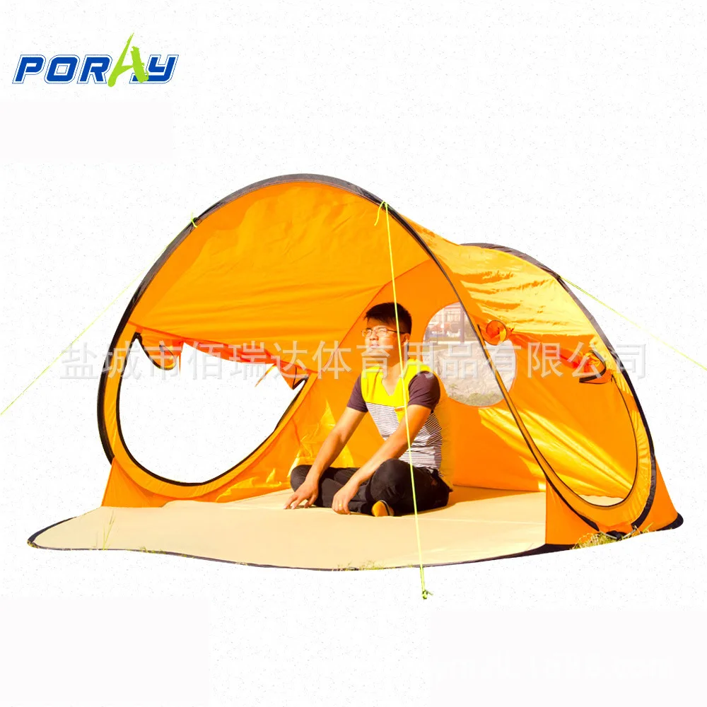 

Oversized Foldable Quickly Open Sunshade Tent Beach Fishing Tent Outdoor Couples Double Beach Tent Sun-resistant
