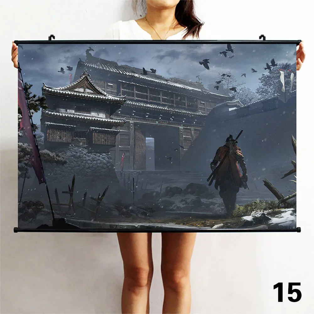 SEKIRO Hidetaka Miyazaki винтажная Классическая игра крафт-бумага плакат живопись наклейки на стену подвесные картины настенные холст