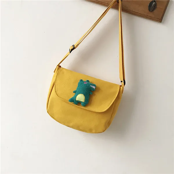 Women Cute Cartoon Animals Appliques Waist Bag Dinosaur Nylon Chest Bag Fashion Leisure Messenger Bag Bolsos De Cintura