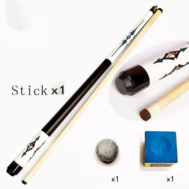 cue 13mm 58 Inch Billiards Snooker Maple Pool Cue Stick With Cue Tip For Nine-ball Ball Come With Extension - Цвет: cue