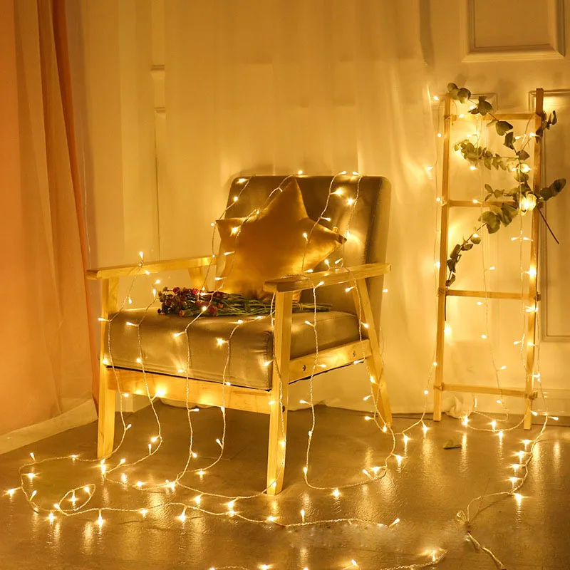 Рождественский Небесный водонепроницаемый светильник 20 м 200 светодиодный светильник на солнечной батарее со звездами s украшения для дома сказочный подарок на год вечерние украшения на Рождество