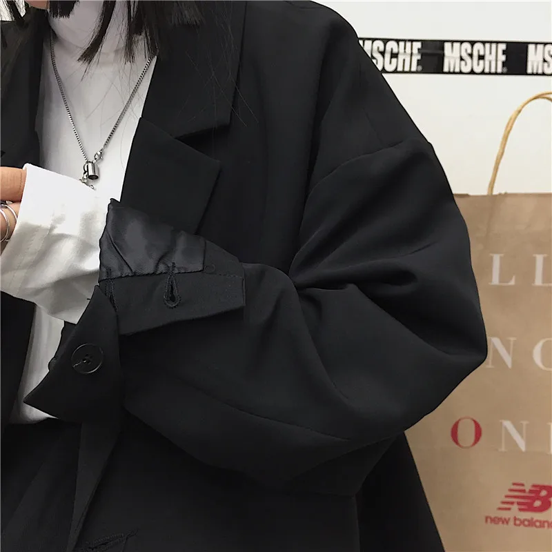 Весна и осень Южная Корея INS Стиль Знаменитостей Harajuku ретро воротник поло простой сплошной цвет универсальный повседневный костюм куртка для мужчин