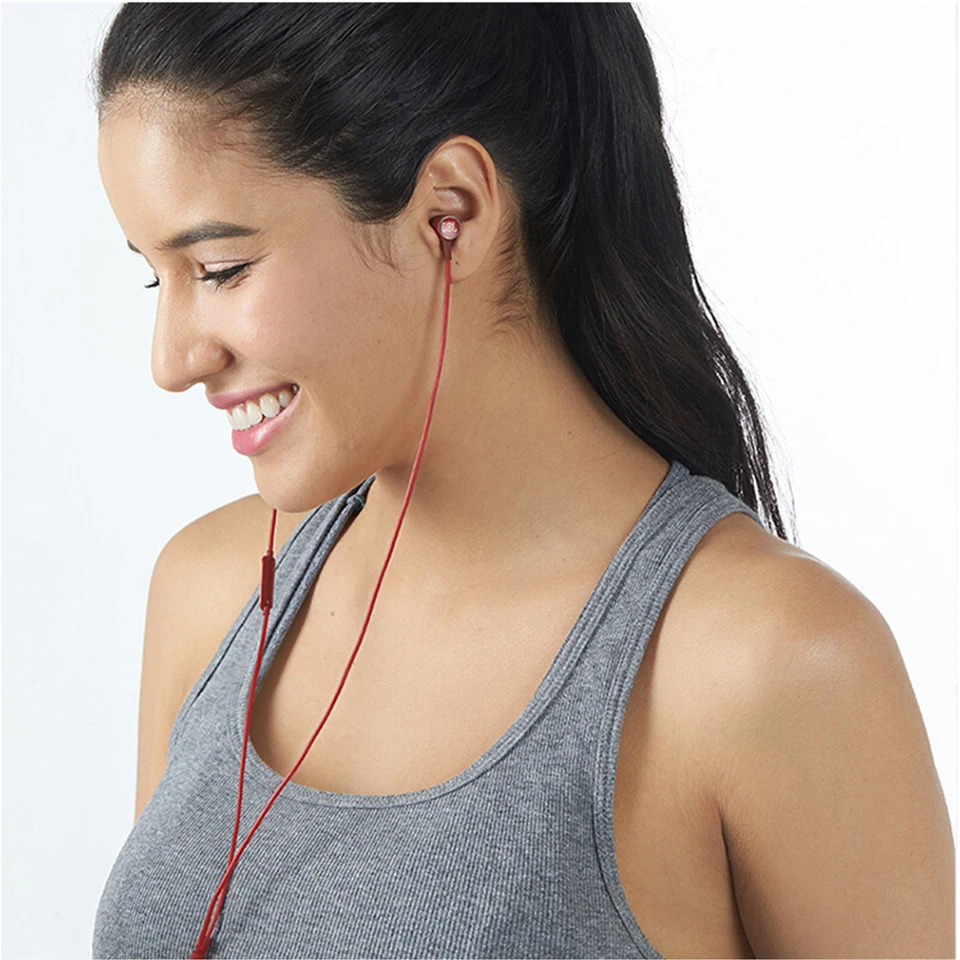 Original JBL Live 100 3 5mm Wired Earphones Stereo Sound Line Control Sports Headset Deep Bass Sound Earbuds Handsfree with Mic