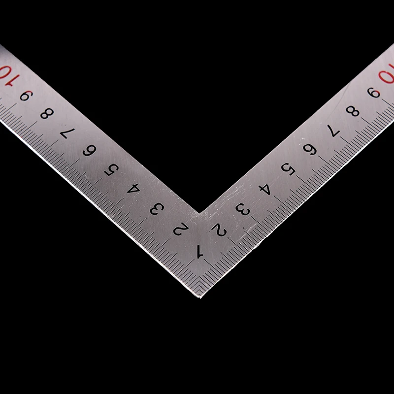 Stainless Steel 90 Degree Angle Metric Try Mitre Square Ruler Scale stainless steel ruler metal ruler straight ruler 15x30cm