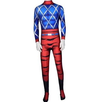

Anime JoJo's Bizarre Adventure Cosplay Jumpsuit Halloween GUIDO MISTA Cosplay Costume Fashion Figure Suit Drop Ship