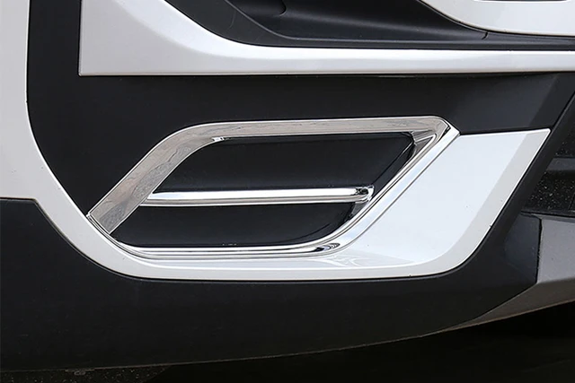 2 Pcs Für BMW Neue X1 F48 2020-2021 ABS Chrom Front Nebel Lampe Streifen  Trim Auto Zubehör - AliExpress