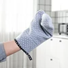 1-2Pcs Double Layer Oven Mitts Thicken Silicone Kitchen Gloves Non-Slip Oven Pot Holder Heat Resistant Baking Cooking BBQ Gloves 5
