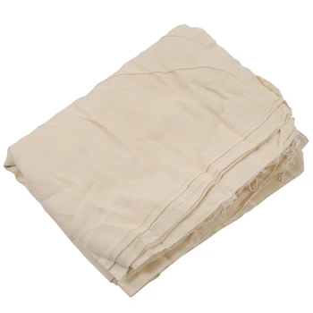 

10 Bags of Drawstring Cotton Filter Bags, Suitable for Filtering Fruits, Seasonings and Sauces, Soup, Wine (40 x 50 cm)