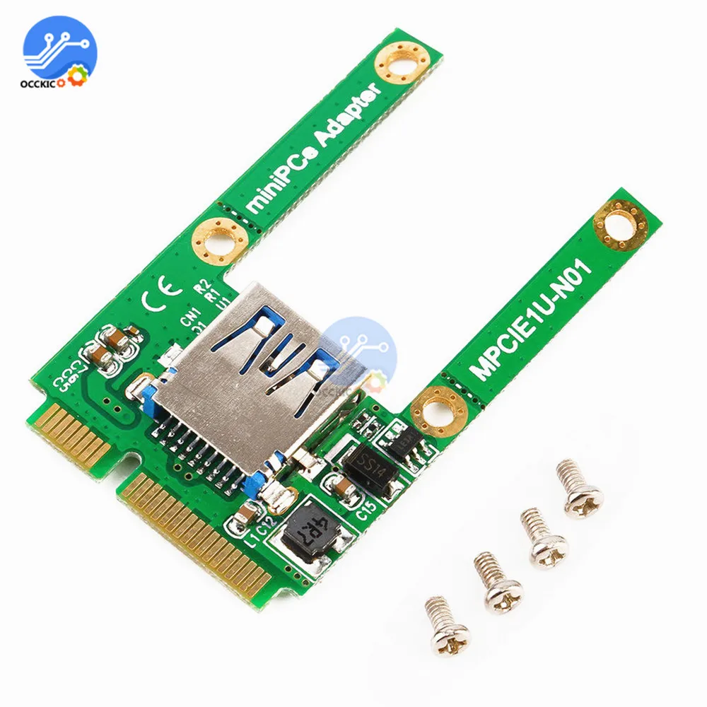Мини PCI-E слот для карты расширения к USB 2 0 интерфейсный адаптер Riser Card Высокое