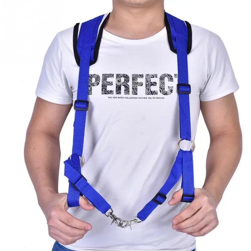 

Ultralight Fishing Vest Waist Belt Fishing Rod Holder Fighiting Belt Adjustable Shoulder Harness for Stand up Carp Fishing Kit