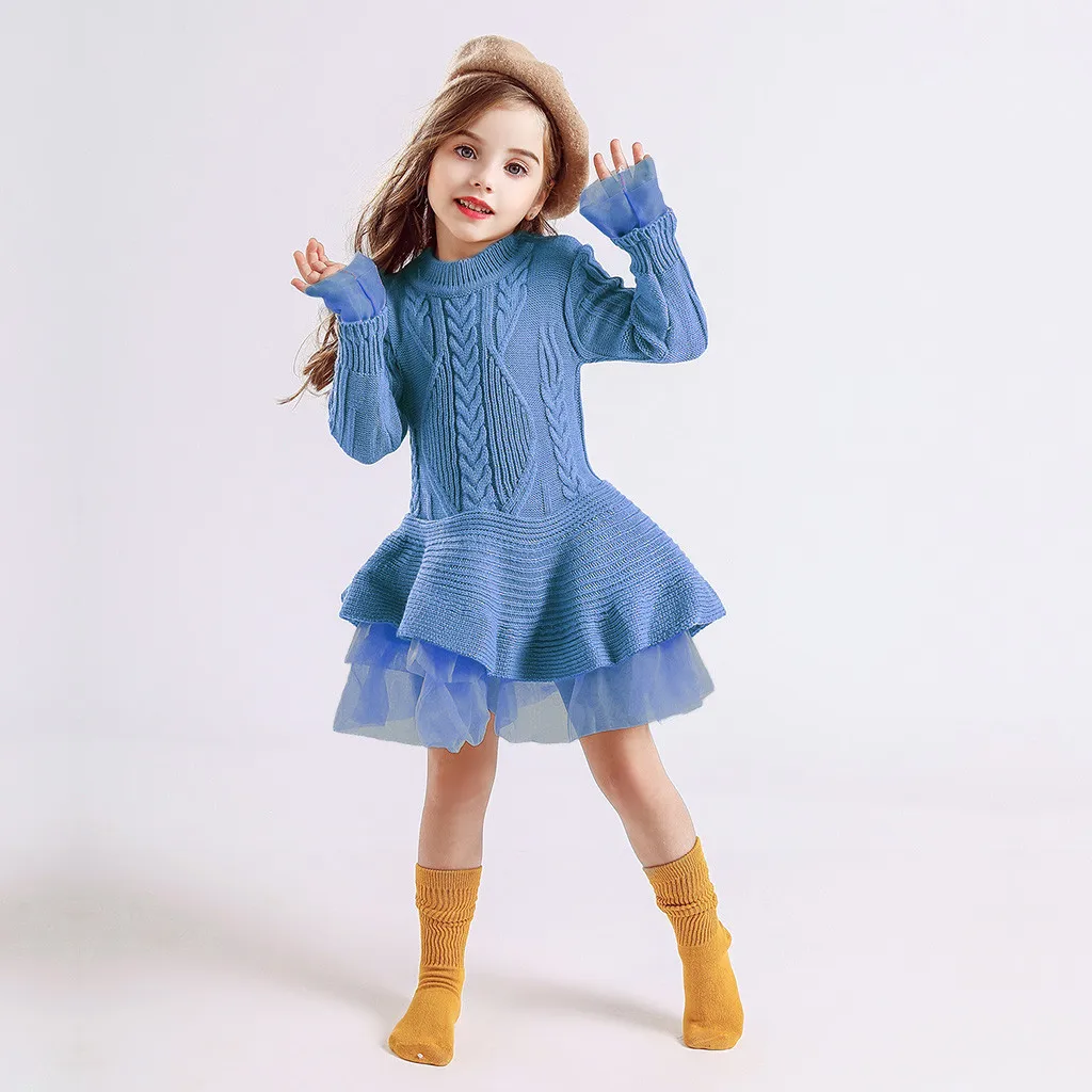 baby blue sweater dress