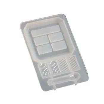 

Clear Liquid Silicone Combination Molds for DIY Making Artificial Eyeshadow Box 40JF