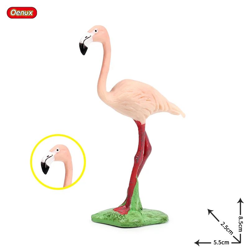 Model Wild Animal Birds Model Flamingo New Style Flamingo Static Model Doll Cake Decorations And Ornaments