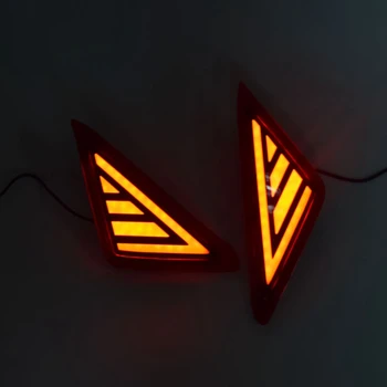 

Car LED Rear Fog Lamp Bumper Light Auto Bulb Brake Light Reflector for Toyota C-HR CHR 2016 2017 2018 2019