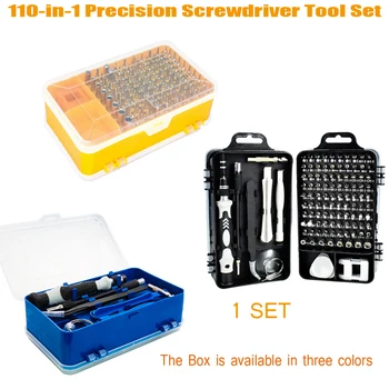 

110 in 1 Screwdriver Set Mini Electric Precision Screwdriver Fit Multi Computer PC Mobile Phone Device Repair Tools