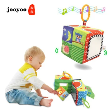

Kid Gift Birth Baby Mobile Musical Rattle Baby Childhood Safety Mirror Ring Building Block Early Teether Education Stroller Toy