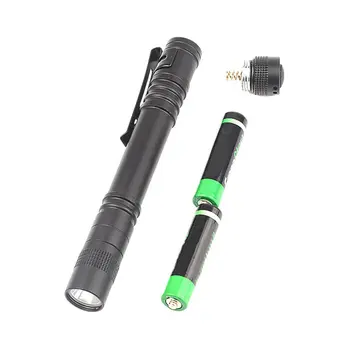 

Black Practical And Durable 7Th Aaa Aluminum Alloy Led Mini Clip Form Portable Gift Glare Flashlight