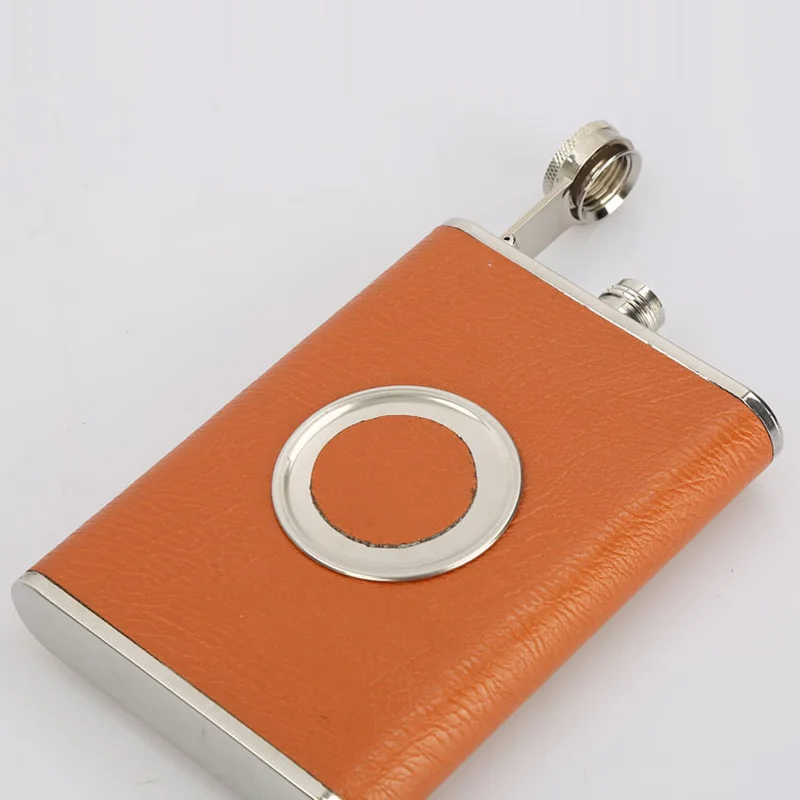 8 унций фляга из нержавеющей стали плоская фляжка для вина посуда портативная металлическая бутылка флакон вина