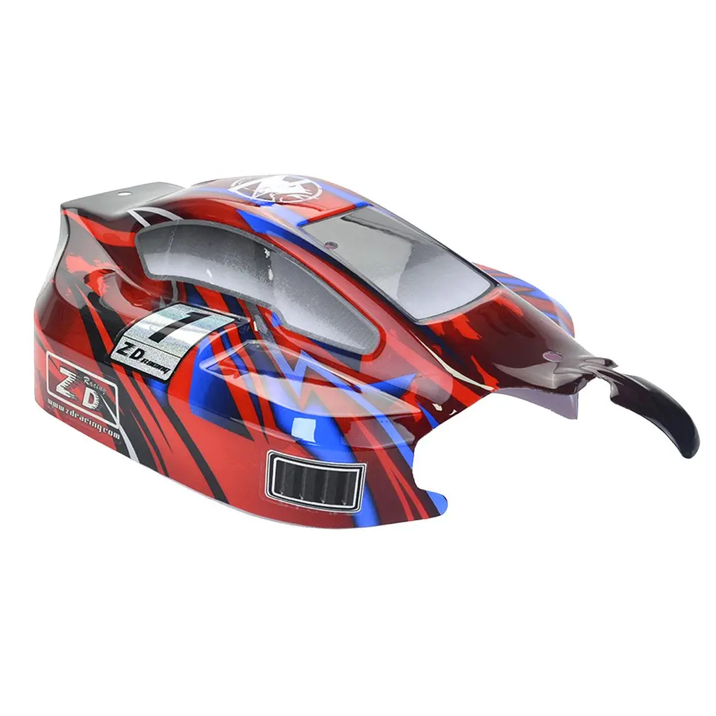 

RC On-road Car PVC Shell Body Cover for 1/8 ZD Racing 8459 RC Racing Car Accessories Parts Black/Red
