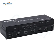 

HDMI Matrix 2x4 Support 2 Audio Outputs V2.0 Down Scaler Function