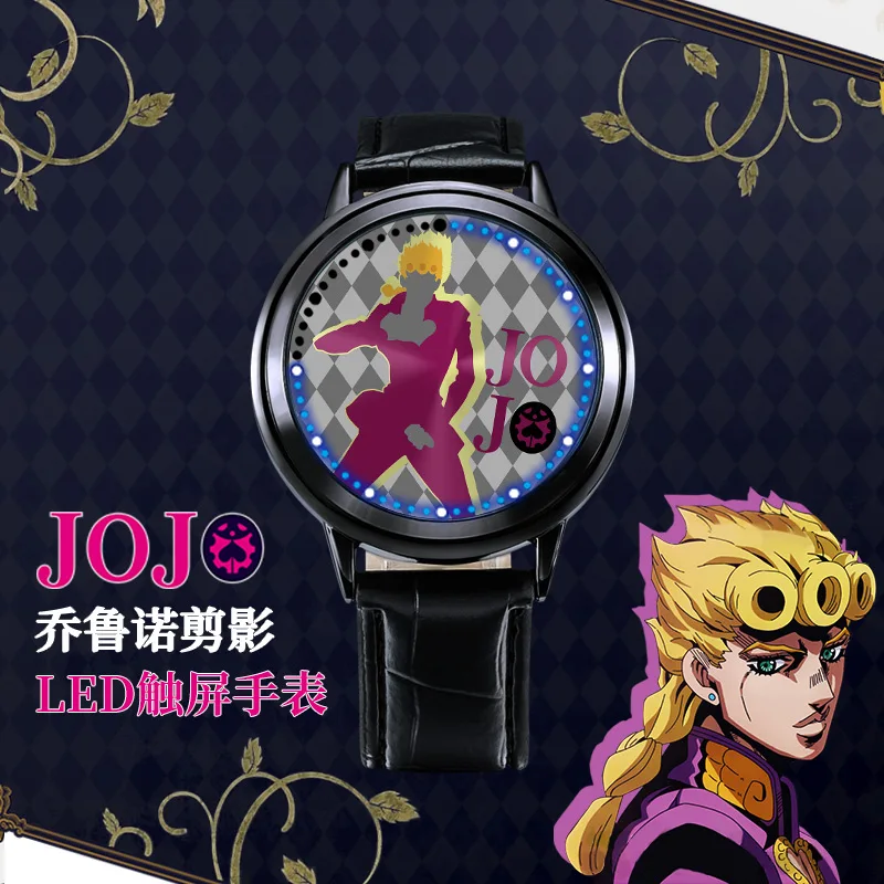 JOJO невероятное приключение светодиодный часы DIGIVICE Водонепроницаемый наручные часы с сенсорным экраном Косплэй реквизит подарок