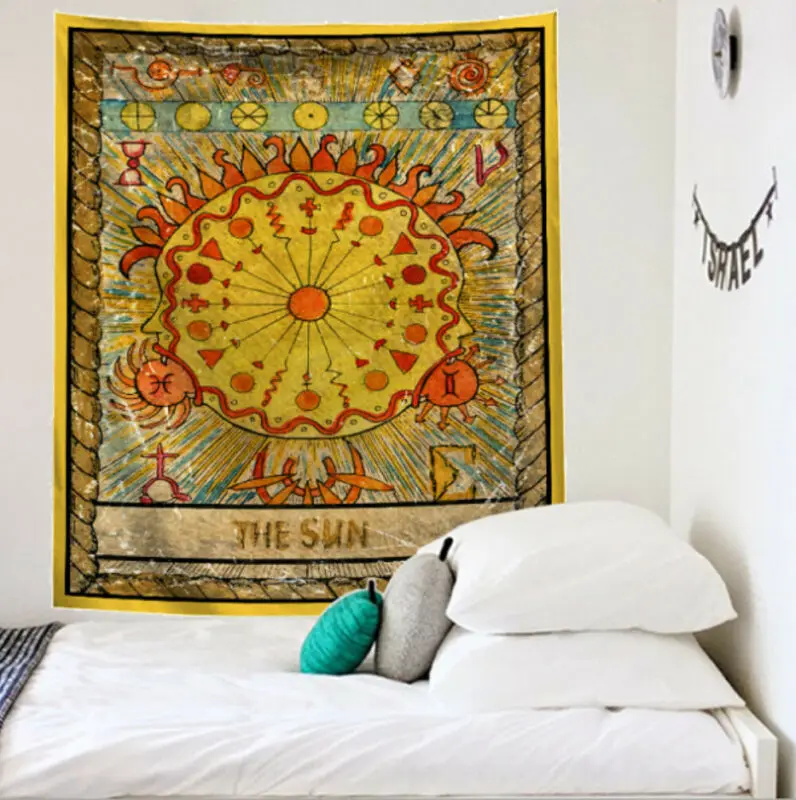 Neqest гобелен настенный полиэстер карты Таро шаблон Одеяло гобелен домашний текстиль