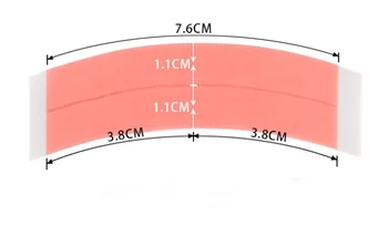 

36pcs/lot Precutted DUO-TAC Red Lace Front Wig Support Double Tape For Toupee/Hair Extension/Lace Wig/Closure Waterproof Tape