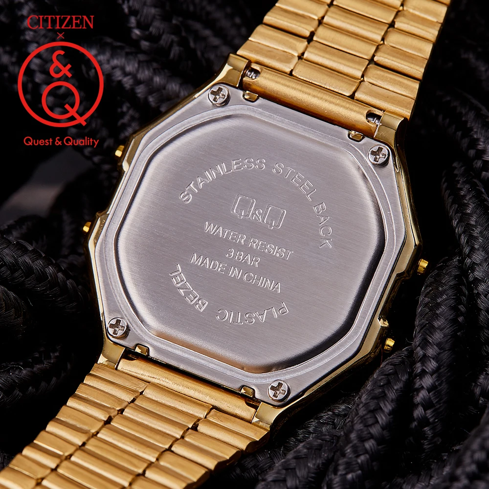 Q&q watch made Clearance