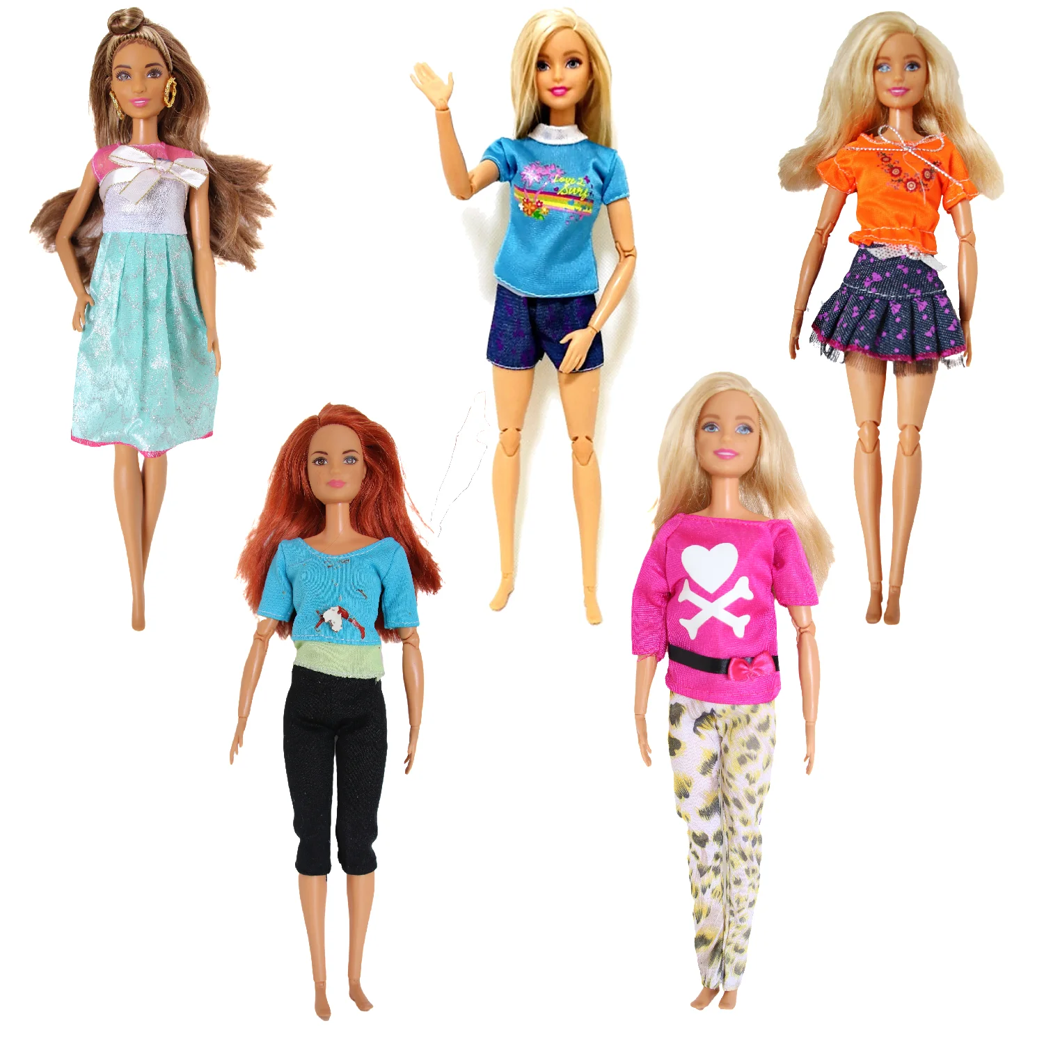 Новинка модное платье комплекты одежды для кукол Барби 30 см BJD FR одежда