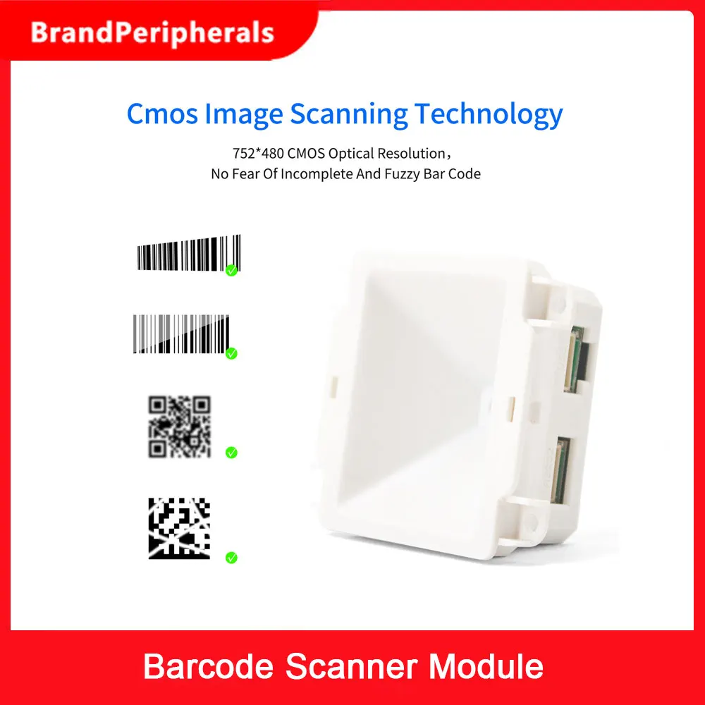 Embedded 1D 2D Barcode Scanner QR Bar Code Reader Module Scanner USB