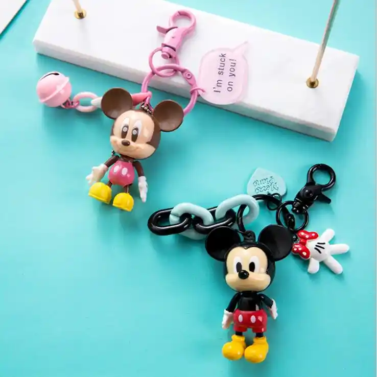 Mickey Donald Duck Daisy Pvc Keychain 