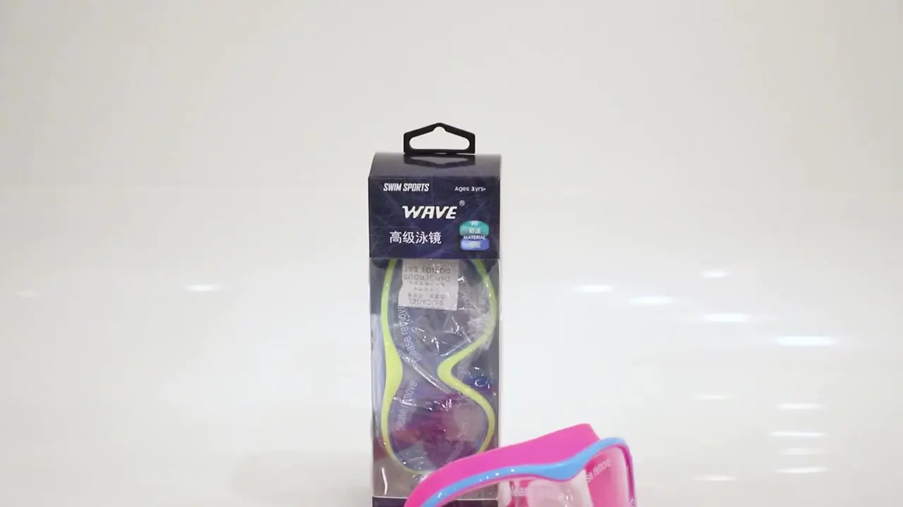 Kids Swimming Googles Anti-fog Waterproof liquid 95% Big Frames UV Protection Swimming Glasses