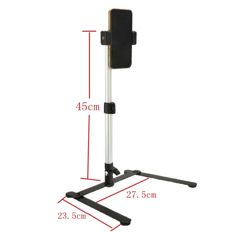 Многофункциональные штативы Регулируемый 30-45 см Настольный Стенд набор 360 градусов вращения мини-телефон монопод с зажимом для телефона для Iphone