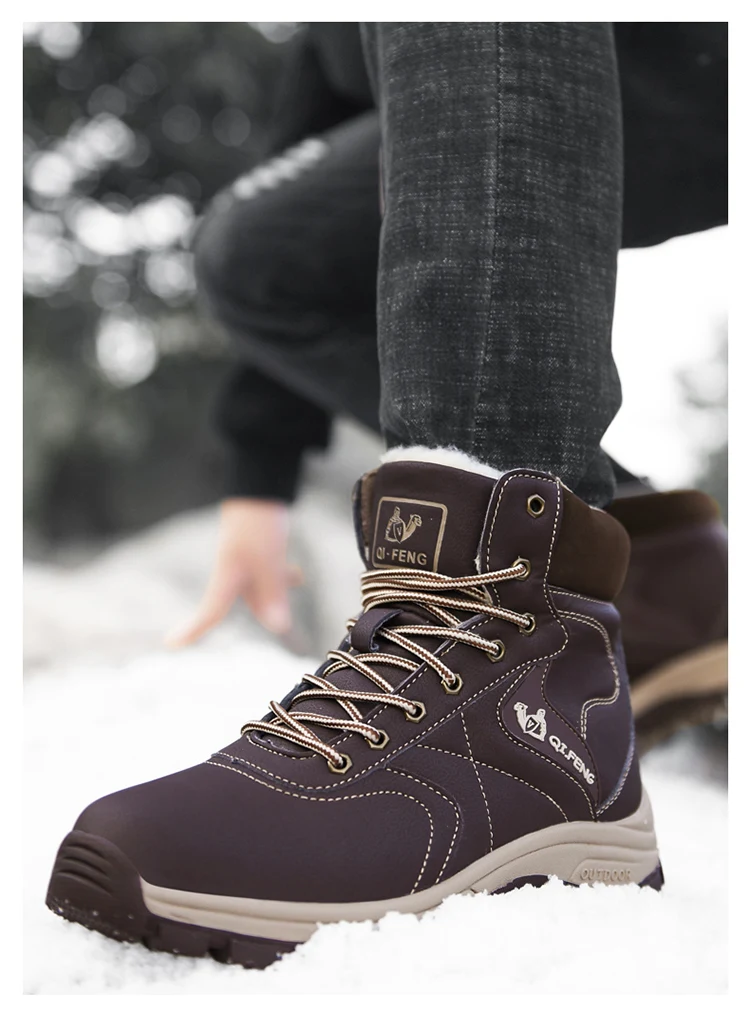 2019 Для мужчин теплая удлиненная пуховая BootsWear устойчивая к износу на нескользящей подошве с мягкой стелькой; удобные Для мужчин модные