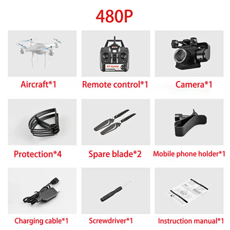 Дрон 4K S32T вращающаяся камера HD аэрофотосъемка air hover ключ посадки полета 20 минут RC вертолет четыре оси самолета игрушки дрон с камерой профессиональный дрон квадрокоптер toys дроны с камерой hd селфи дрон - Цвет: 480p
