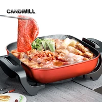CANDIMILL Household Small Electric Cooker Hotpot Multifunction Electric Skillet Noodle Soup Boiler Kitchen Cooking Pot 1