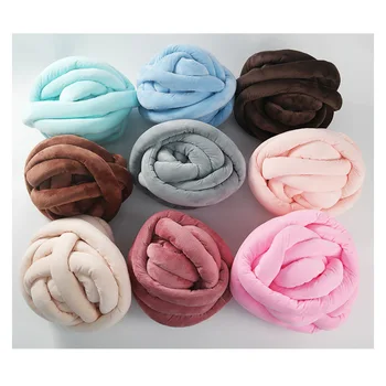

New Flannel Filling Core Yarn Hand-Woven Carpet Yarn Machine Washable Lint-Free Carpet Yarn Spot