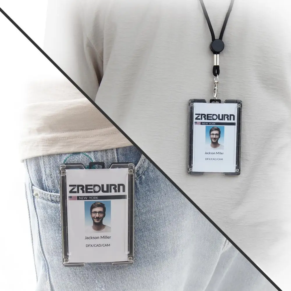 Zayex новая модель ID бейдж держатель для карт Чехол кошелек держатель медсестры доктор выставка тянуть ключ ID Имя карты школьные офисные принадлежности