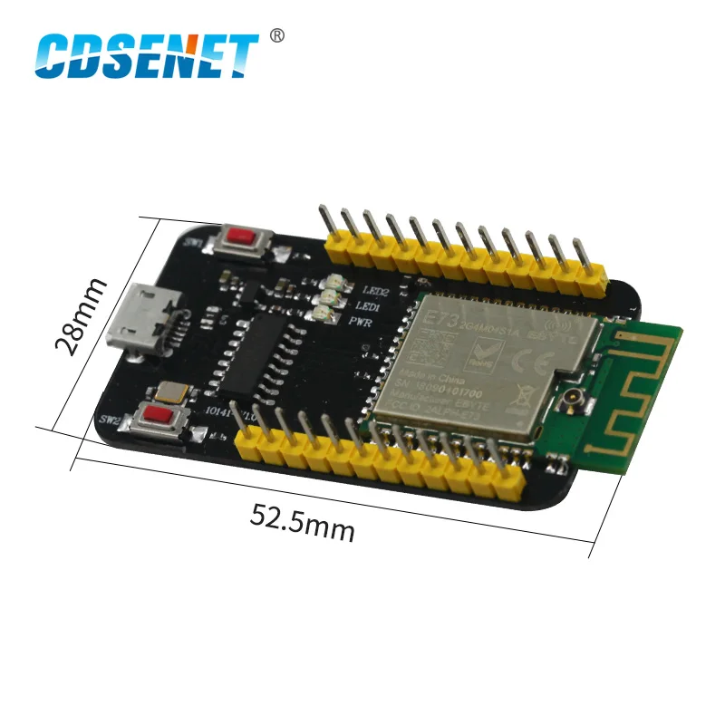 Детская плата для тестирования nRF52810 модуль Bluetooth 5 0 фотомодуль 2 4|Фиксированные