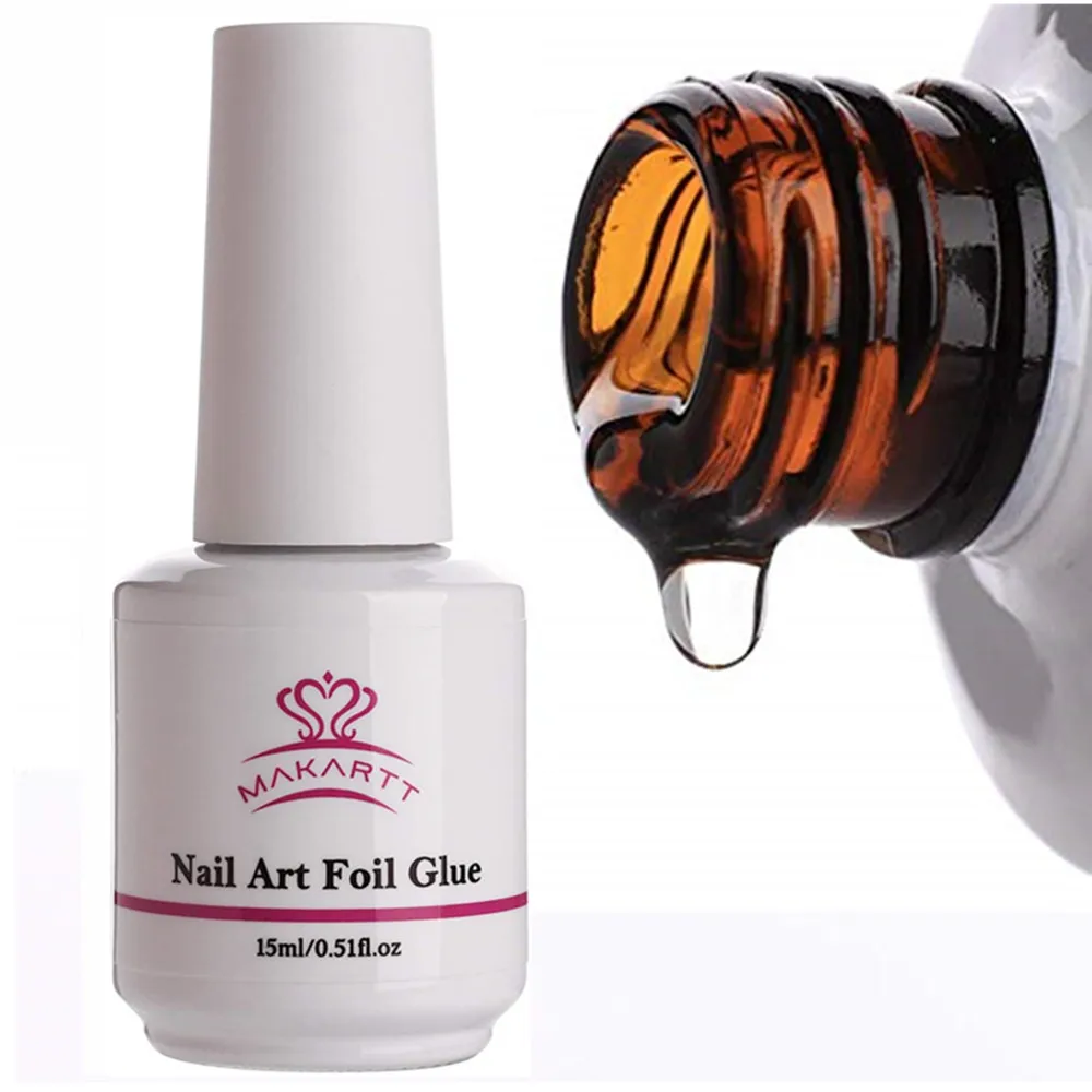 Makartt Nail Art Foil Glue Gel For Foil Stickers Nail Transfer Tips