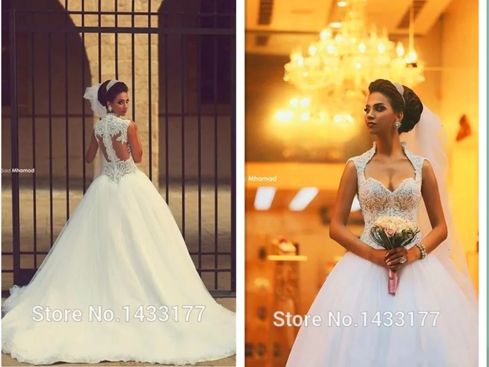 Vestido de noiva casamento princesa Красивые милые аппликации с открытой спиной Свадебные платья