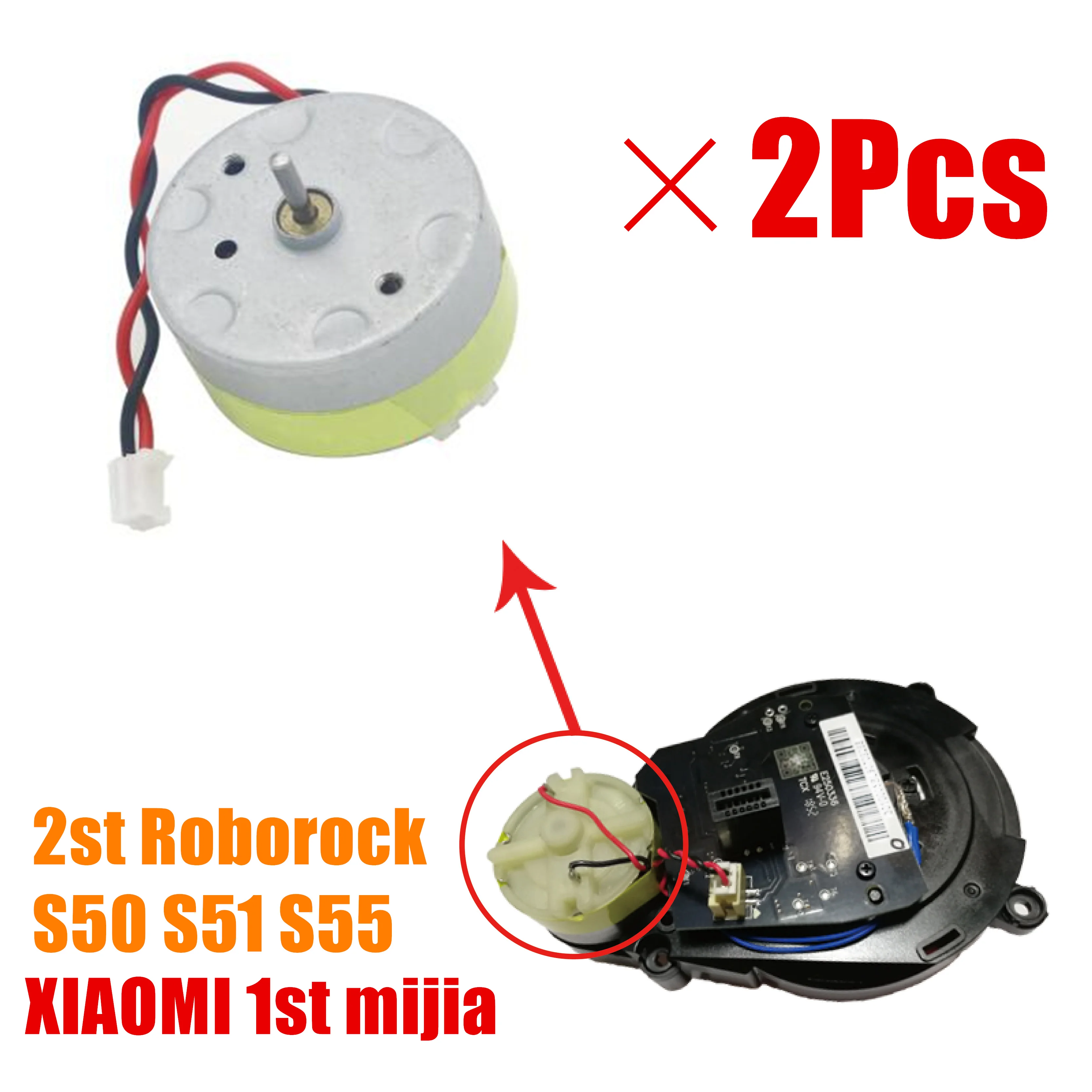

Gear Transmission Motor for XIAOMI 1st mijia 2st Roborock S50 S51 S55 Robot Vacuum cleaner Spare Parts Laser Distance Sensor LDS