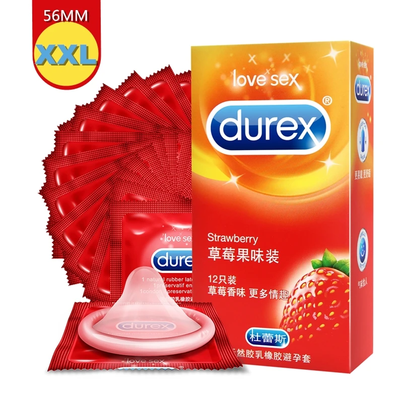 Презерватив Durex XXL большой размер 56 мм Необычные презервативы для мужчин 12 шт