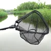 HERCULES Fishing Nets Collapsible Tools Rhombus Mesh Hole Depth Landing Dip Portable Aluminum Alloy Triangle Folding Fishing Net 4