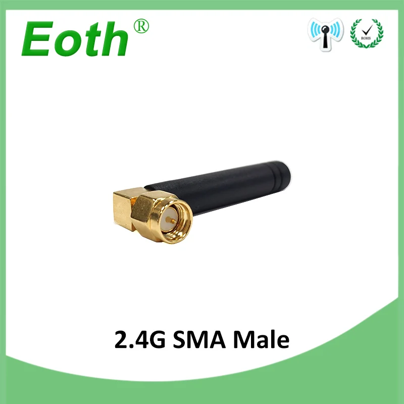10 шт. 2 4 Ghz wifi антенна SMA штекер разъем ~ 3dbi ghz wi fi маленький размер антенны